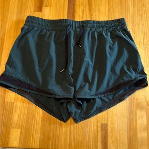 Dark Green Stori Shorts